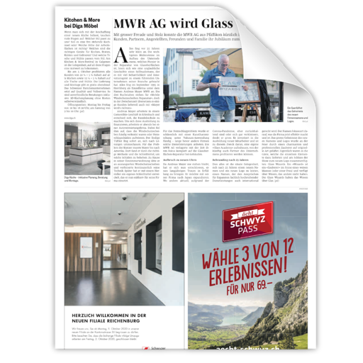 Glass Wizards Artikel im Höfner Volksblatt September 2020